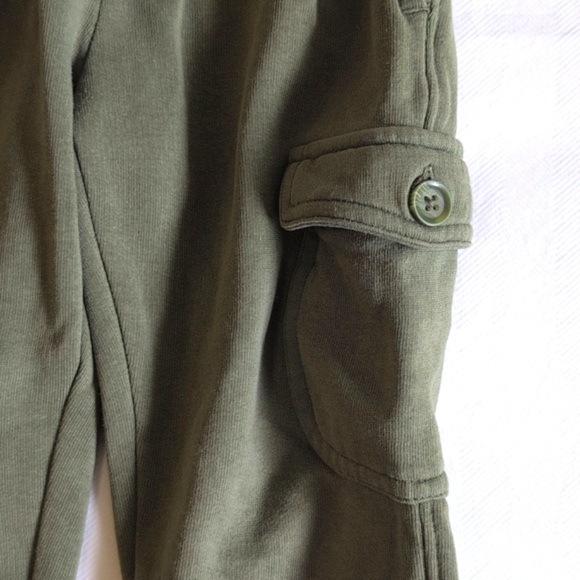 joe fresh green cargo pockets joggers sweatpants 3T toddler boys - Picture 3 of 10